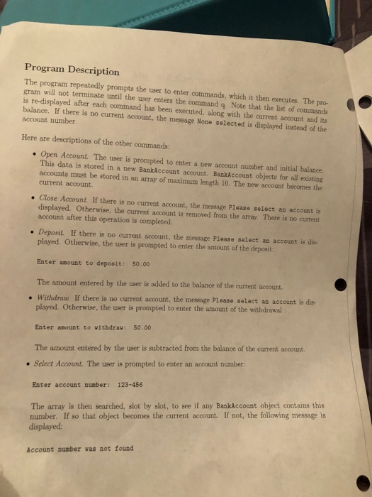 we were given a giant project. I really need help on this,