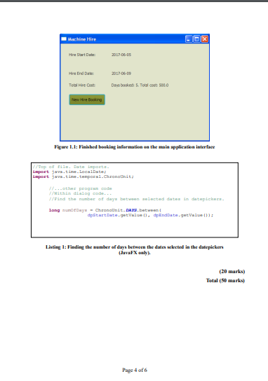 Hire Machine Hire Hire Start Date Hire End Date: Total Hire Costi