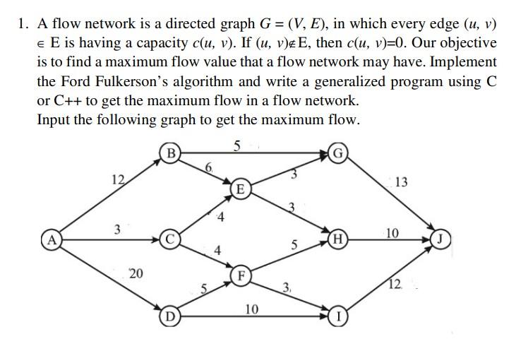 please show the complete program in c along with the value