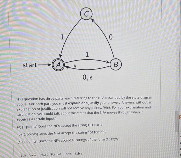  1 1 0 1 start (A B . 0, This question