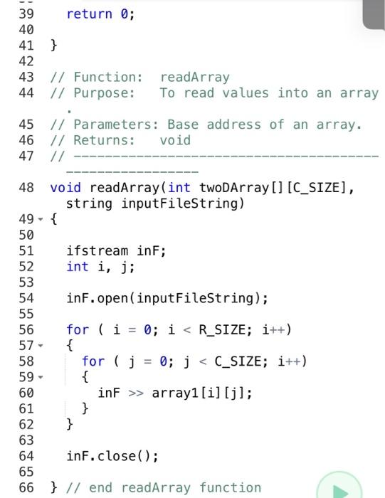 two files with matrices Compute the sum of the two matrices and