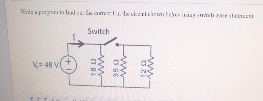  anwser Matlab program Write a program to find out the current
