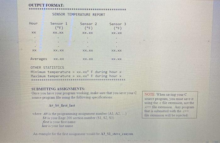 if structures, and a for loop) POINTS: 50 DUE: February 16, 2021
