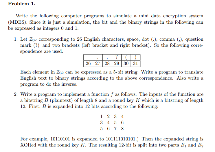 PLEASE HELP ANSWER PART 3 Problem 1. Write the following computer programs
