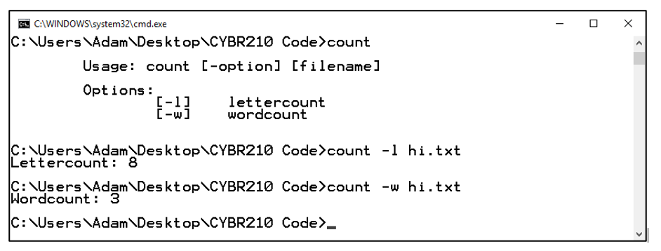 Command-line arguments are commonly used in console-based applications. They afford the operator