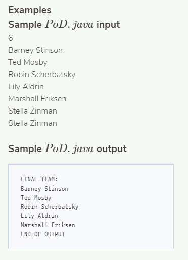 [] args ) { Scanner in = new Scanner( System.in ); LinkedList