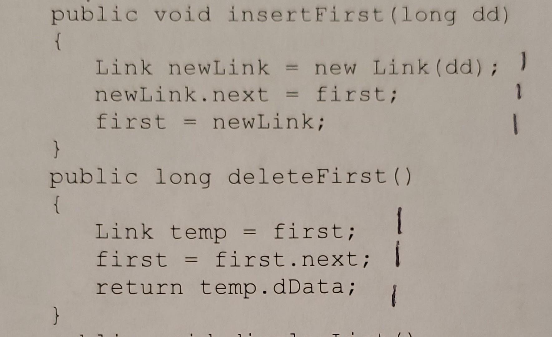 i while (temp. next != null) temp=temp.next; count++; \} return count; public