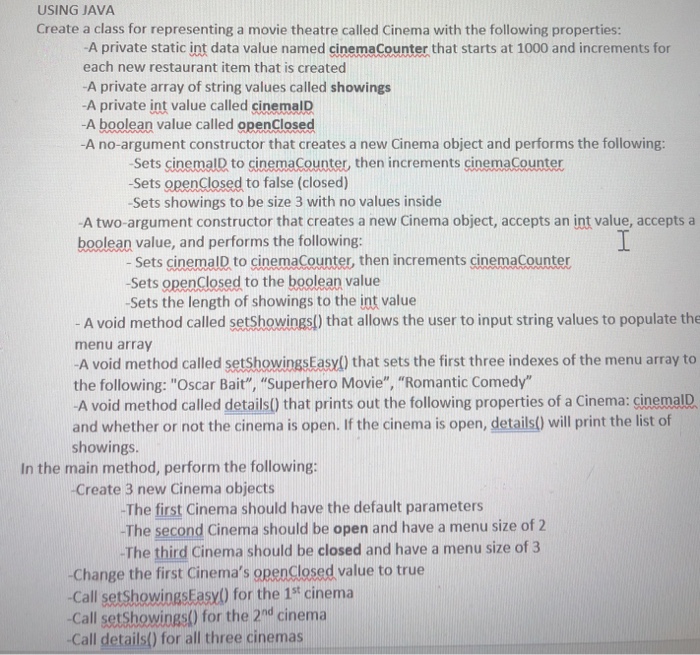  USING JAVA ALSO CREATE A UML DIAGRAM USING JAVA Create a