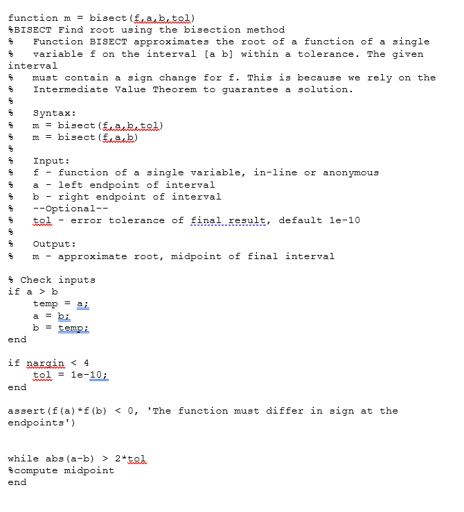  USE THIS FORMAT to produce this newtons code: newton.m Write a