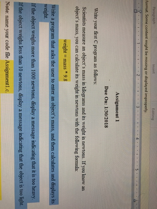  write a program that asks the user to enter an object