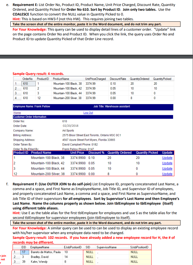 I just need help solving whatever you can! Thank you for your