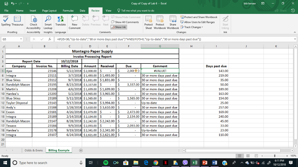 randomly generate invoice numbers between 23100 to 23209 Billing date: randomly generate