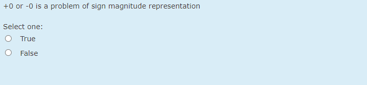 False For better performance, each logical value is represented by one byte
