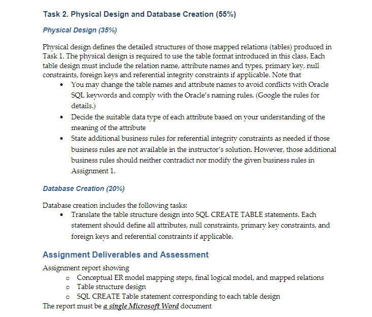 report must be a single Microsoft Word document Please look at the