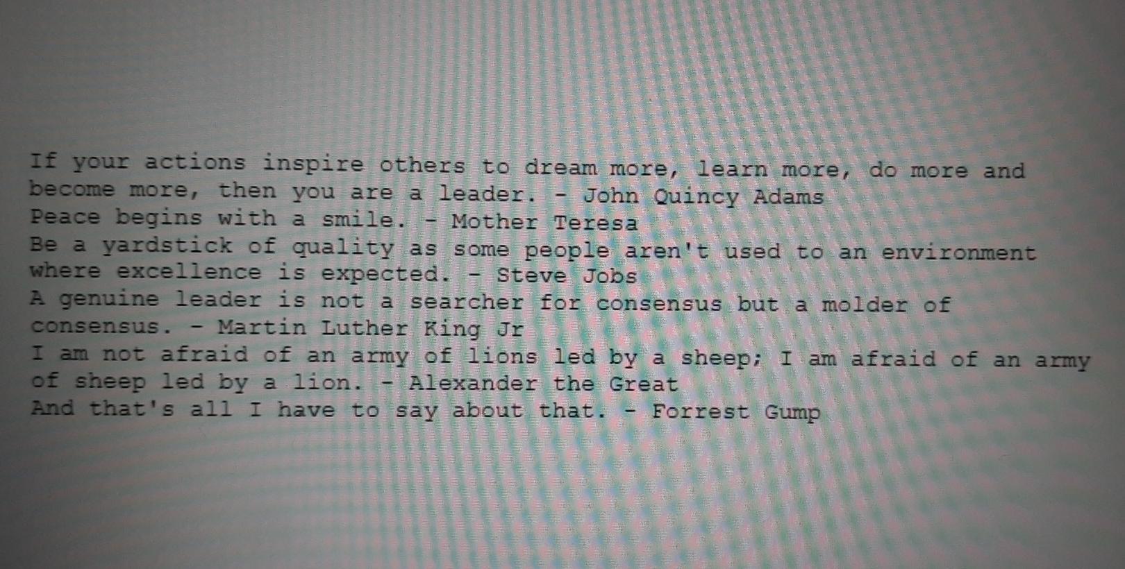 the attached text file (project1.txt) and accomplish the following tasks: a. Read