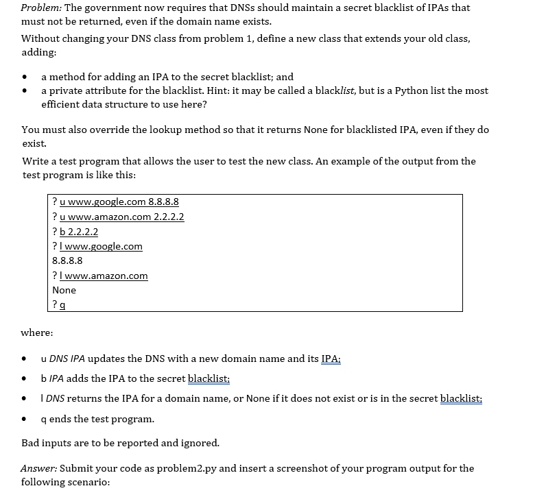 NOTE: Use pycharm Instructions: Modify this program for the question below: Problem: