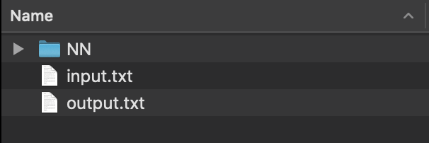 Use the given training input and output to train a Feedforward NN