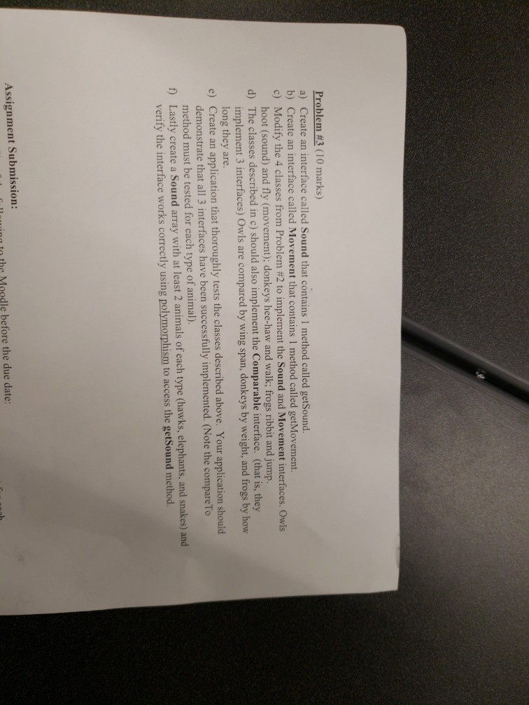  i need solution of problem 3. Problem #3 (10 marks) a)