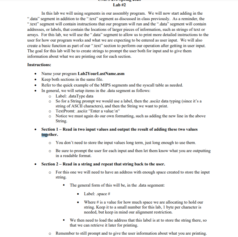  I am currently stuck on this lab problem. Any help would