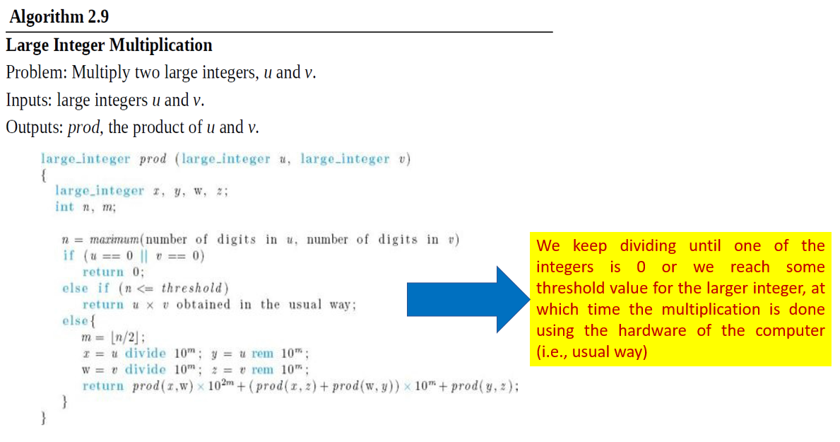 Write a Java program that uses a modified version of Algorithm 2.9