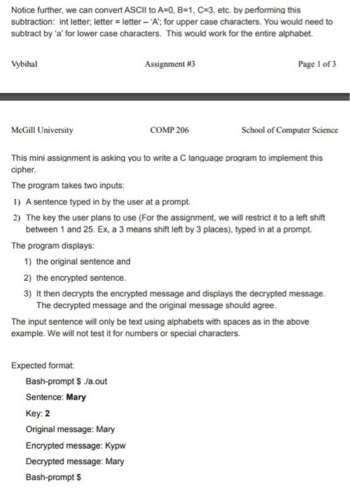 Caesar's cipher, the shift cipher, Caesar's code or Caesar shift, is one