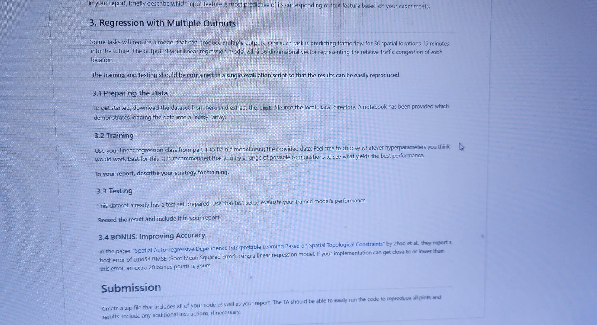  please use .mat file traffic data sample data please don't use