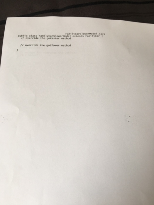 el that extends sportscar o Eclipse gives you an error and your