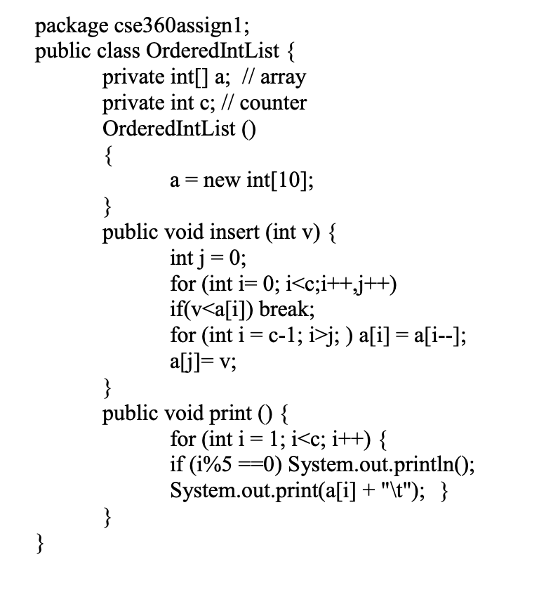 I am having difficulty "debugging" this code Here is the instructions package