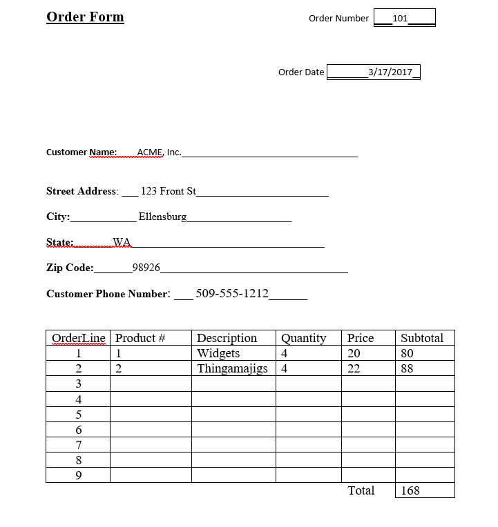 a relational database. You should follow the normalization process listed below. Your