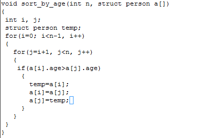 and then sorts them based on age. I need help with creating