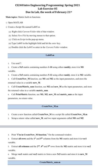  i should creat the code in matlab according to the instructures