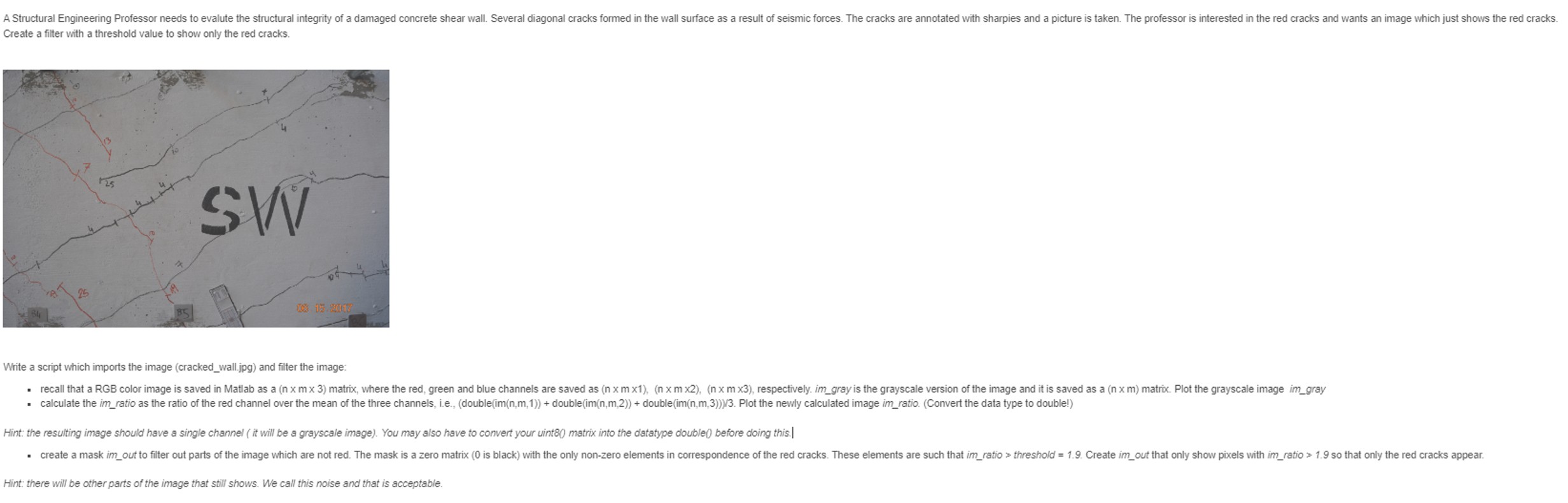  Create a filter with a threshold value to show only the