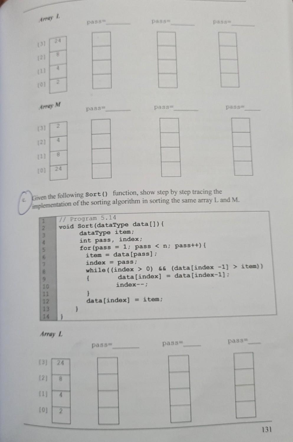 function, answer the following questions. 1 2 3 // Program 5.13 void