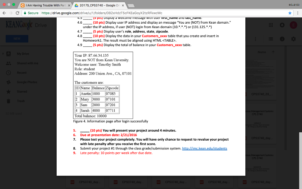 - C Secure https:/ drive.google.com For 2017s.cPs3740 project1.pdf Open with Lumin PDF