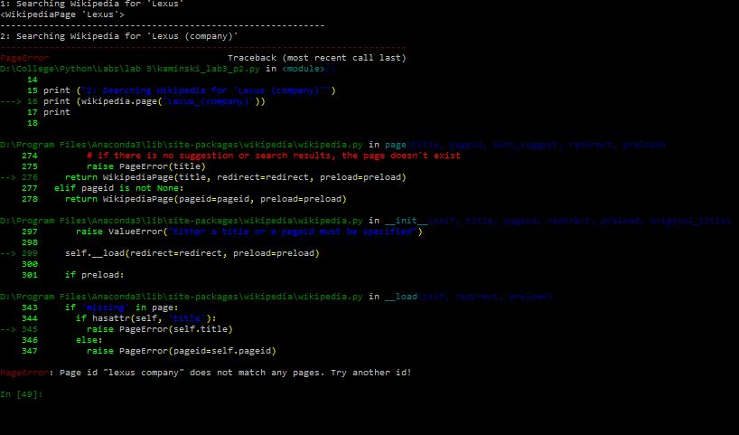 Python Programing Hello. I'm having a problem with my programming assignment. I'm