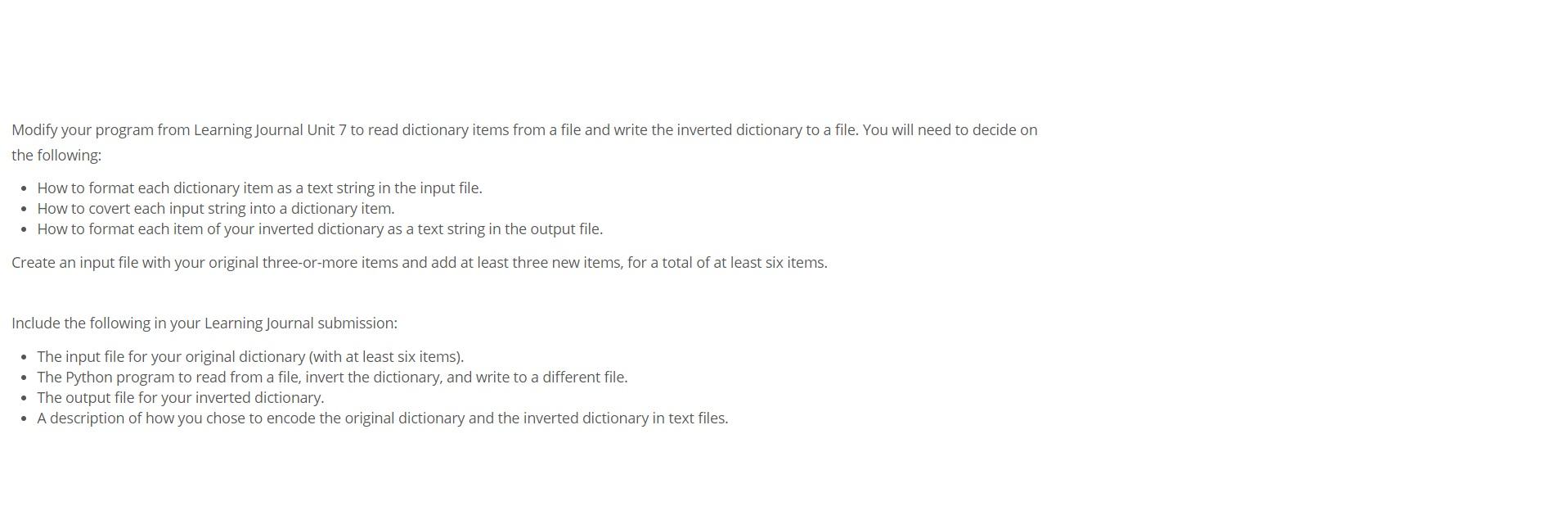 Below is the program from learning journal 7 input and also the