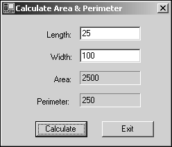Make a program with Visual Studio, Visual Basic form. Variables and Data