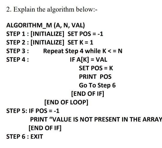 Subject : Algorithm and Data Structure Topic : Searching Please explain the
