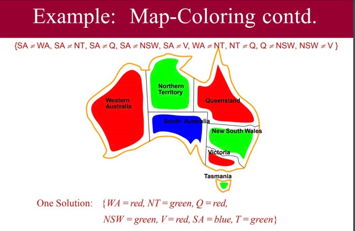 3-colorable if and only if the corresponding knowledge base is satisfiable). Write