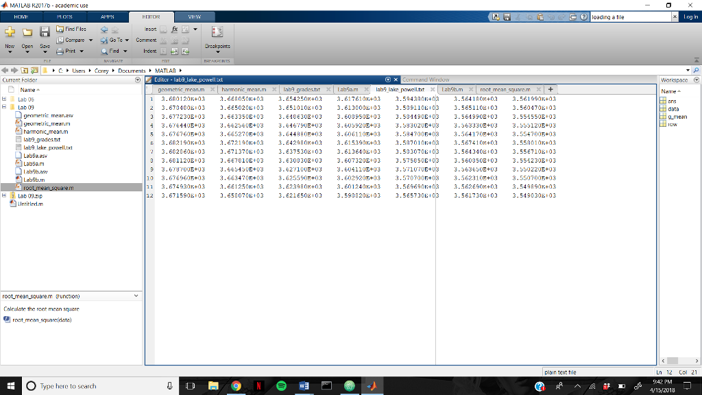 month, in which i need to find the average of all in