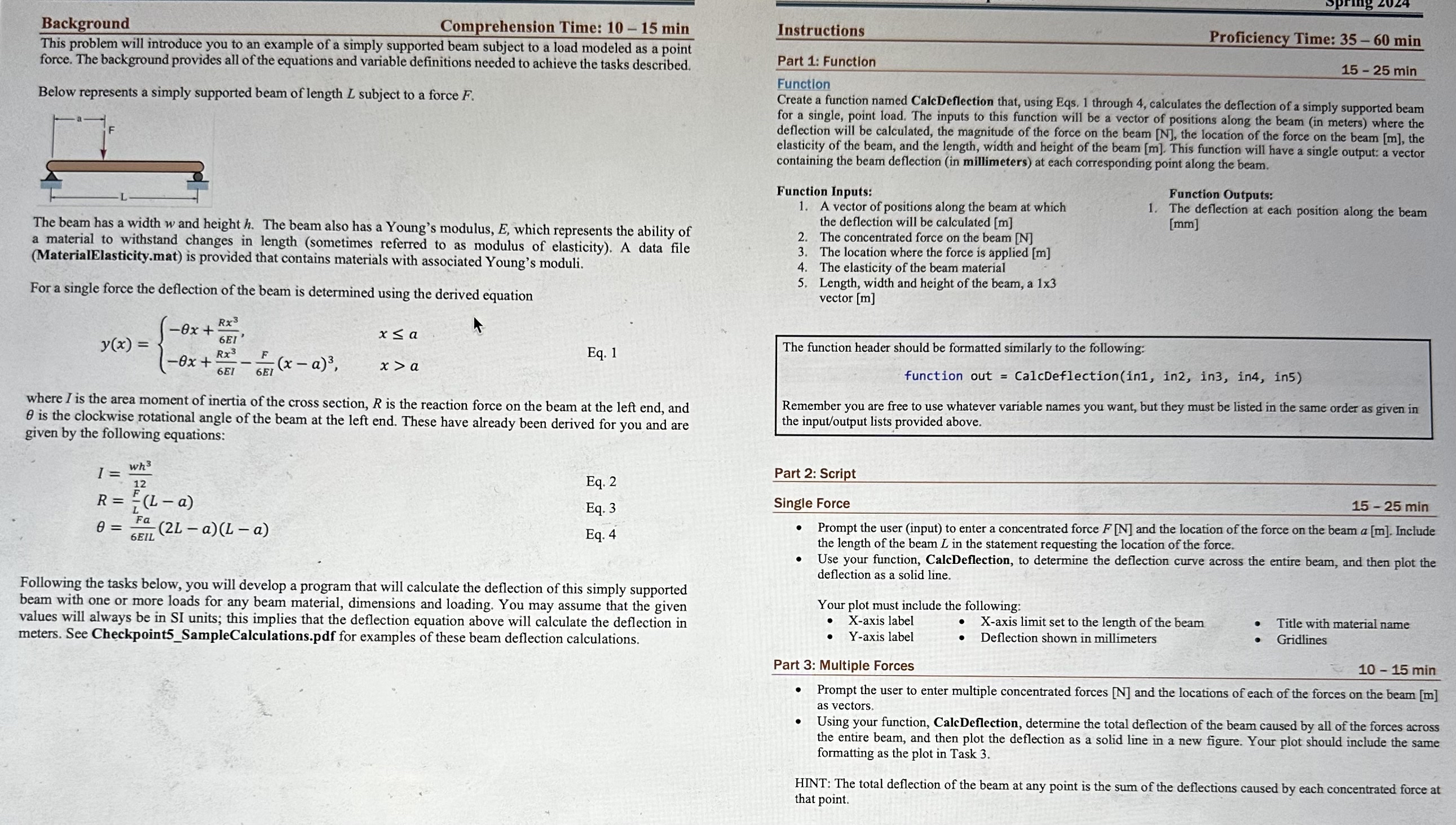  Please solve in maylab using an fprintf statement, for statement and