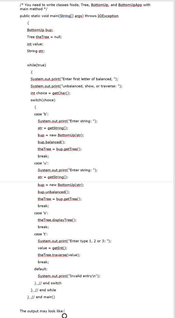 Hi, Please combine this two JAVA program into one program. Few of
