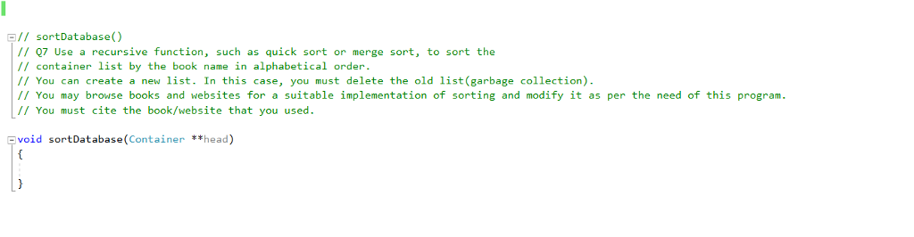 the list of books in the container (10 points) File: Main.cpp //