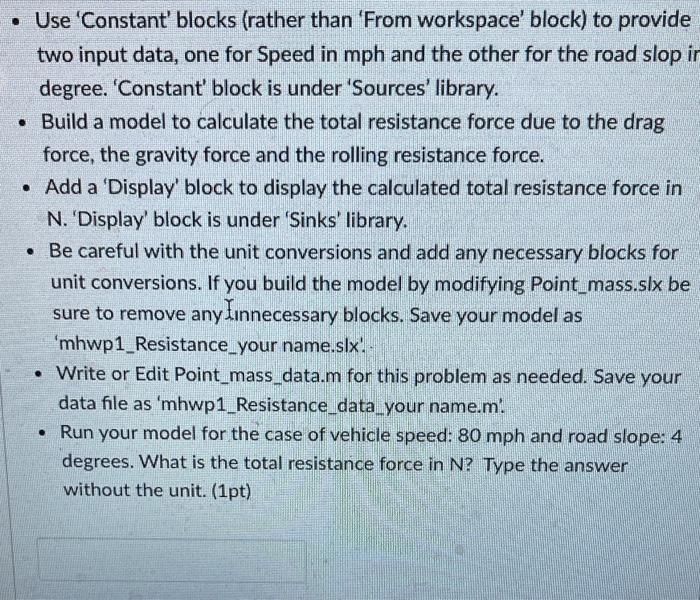 Include screenshots of simulink model with revised corrections, matlab script, and box