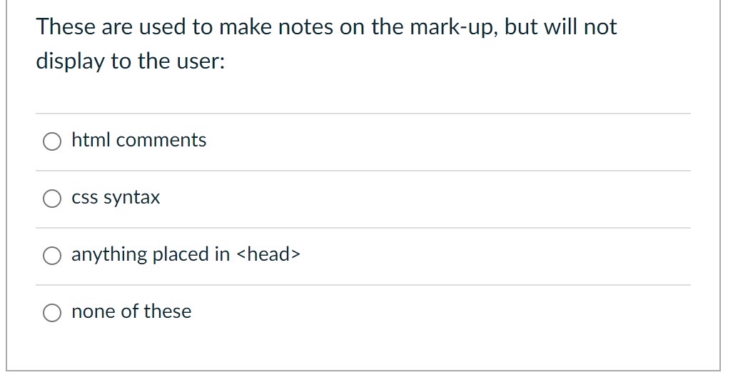  These are used to make notes on the mark-up, but will