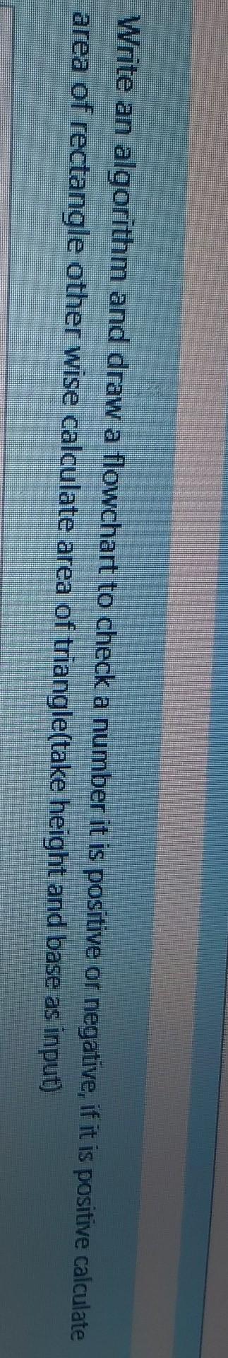  python Write an algorithm and draw a flowchart to check a