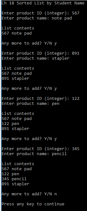 dynamically as the data is added to the structure, based on the
