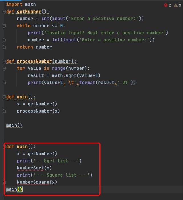 do some change to the codes and make it calculating and displaying