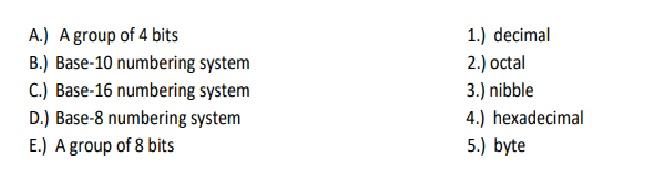 Please help me this Java question... prob. 16: A) Matching: B) You