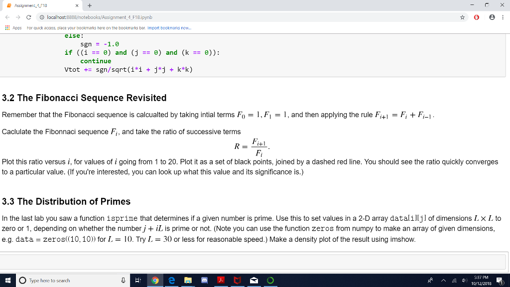  My question is 3.3, answer in python is preferable. B Assigiment